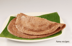 Ragi Dosa is a nutritious breakfast which is perfect for children and adults. Breakfast made from Ragi improves the digestive system.