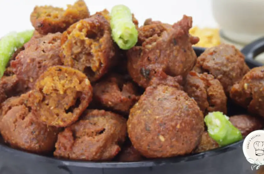 kuttu pakora recipe, aloo kuttu pakora recipe