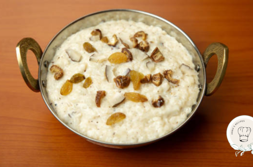 rice kheer | sama rice kheer